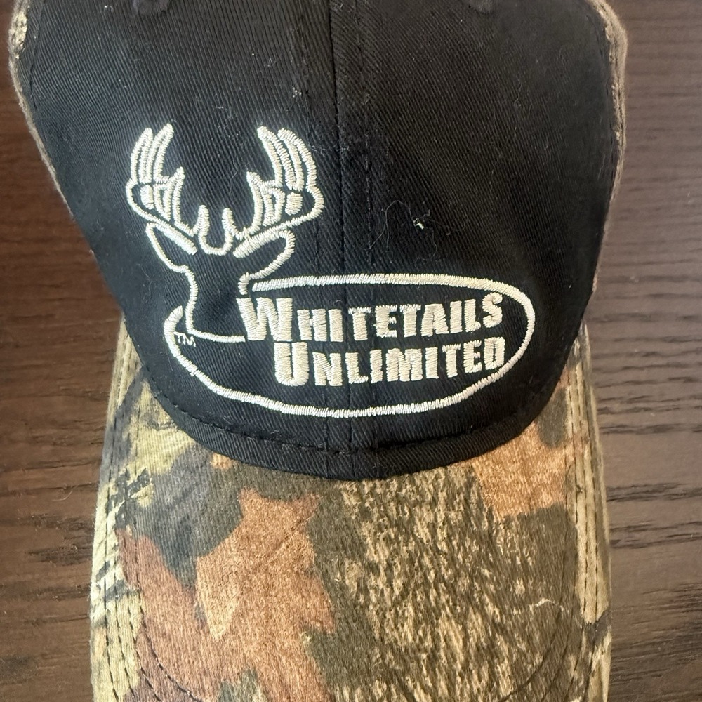 Whitetails Unlimited Outdoor Cap‎ Hunting Adjustable Camo Hat